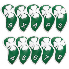 LITE幸運草鐵桿套10入(綠底白花)#LTK2311